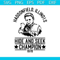 michael myers haddonfield illinois svg digital cricut file