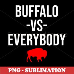 Buffalo Sublimation PNG - Show Your Love for Buffalo - Unique Digital Download for Sublimation Projects