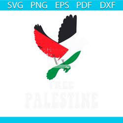 free palestine dove palestine flag svg cutting digital file