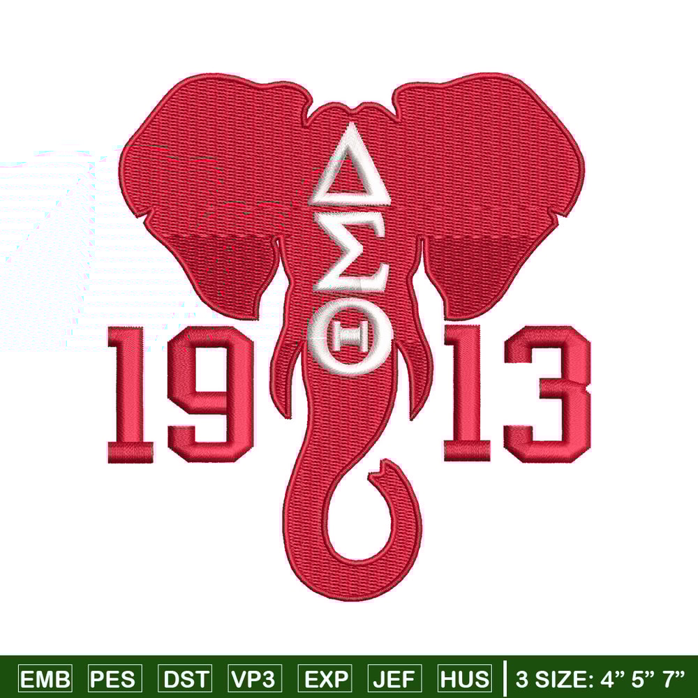 1913 elephant embroidery design, Logo embroidery, Embroidery file, Embroidery shirt, Emb design, Digital download.jpg