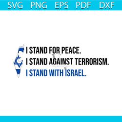 i stand for peace i stand against terrorism svg file for cricut