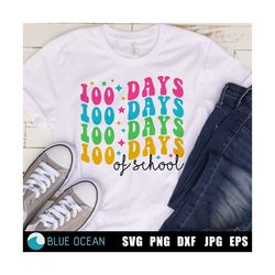 100 days of school SVG, 100 days of school PNG, 100 days SVG,  Teacher shirt sublimation
