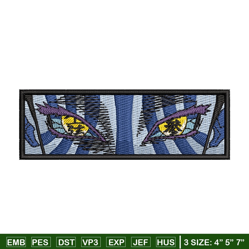 Akaza eyes embroidery design, Demon slayer embroidery, Anime design, Embroidery shirt, Embroidery file, Digital download.jpg