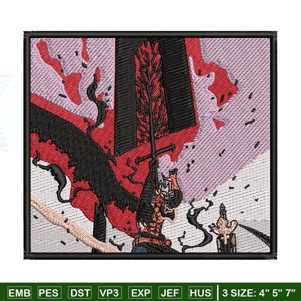 Asta sword embroidery design, Black clover embroidery, Anime design, Embroidery shirt, Embroidery file, Digital download.jpg