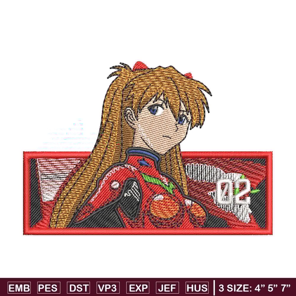 Asuka box embroidery design, Shin Seiki embroidery, Anime design, Embroidery shirt, Embroidery file, Digital download.jpg