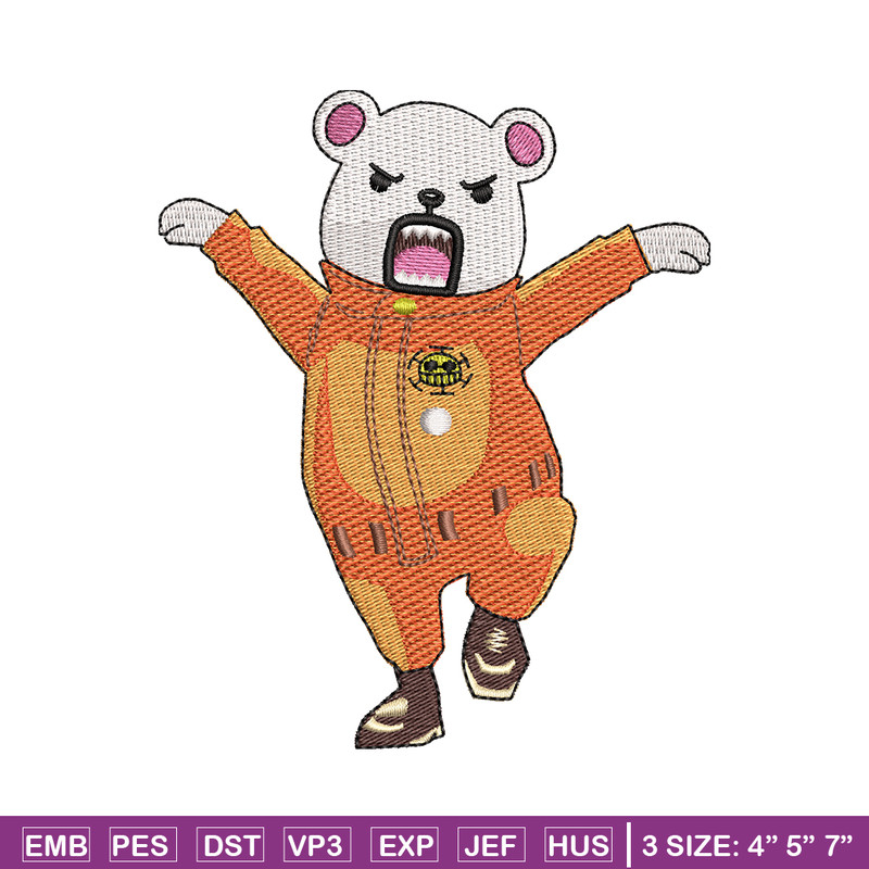 Bear embroidery design, Bear embroidery, Bear design, Embroidery file, Bear shirt, logo design, Instant download..jpg