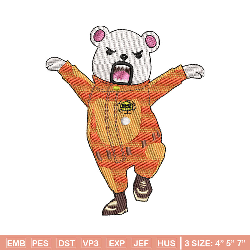 Bear embroidery design, Bear embroidery, Bear design, Embroidery file, Bear shirt, logo design, Instant download..jpg