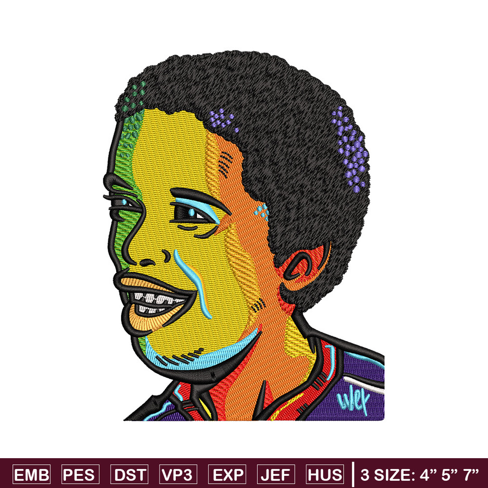 Black boy smile embroidery design, Logo embroidery, Embroidery file, Embroidery shirt, Emb design, Digital download.jpg