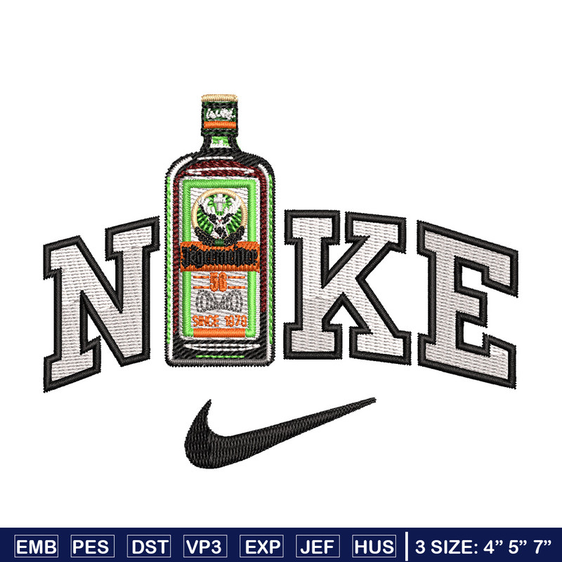 Bottle x nike embroidery design, Nike embroidery, Embroidery file, Embroidery shirt, Nike design, Digital download.jpg