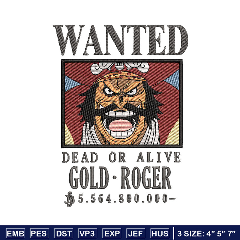 Bounty roger embroidery design, One piece embroidery, Anime design, Embroidery shirt, Embroidery file,Digital download.zip.jpg