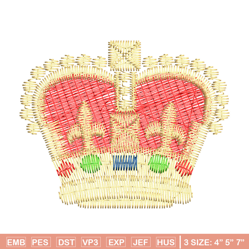 Crown embroidery design, Crown logo embroidery, logo design, Embroidery shirt, logo shirt, Instant download.jpg