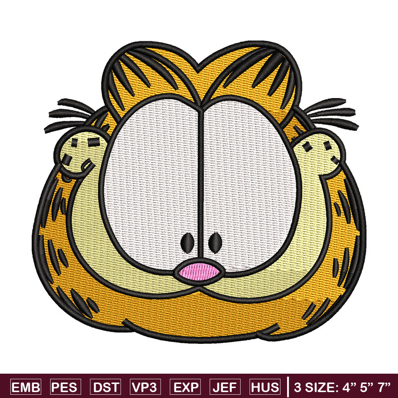 Cat face embroidery design, Cat anime embroidery, Embroidery file, Embroidery shirt, Emb design, Digital download.jpg