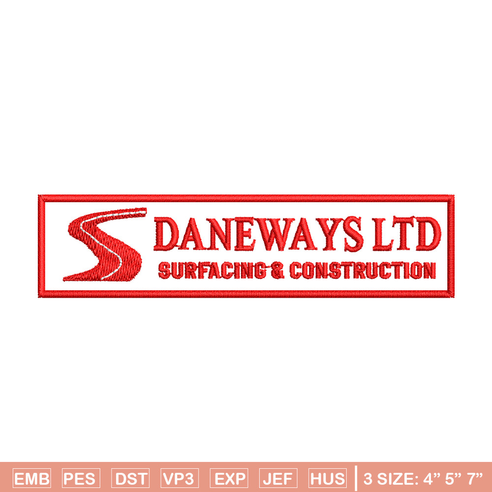Daneways logo embroidery design, Daneways logo embroidery, logo design, Embroidery shirt, logo shirt, Instant download.jpg