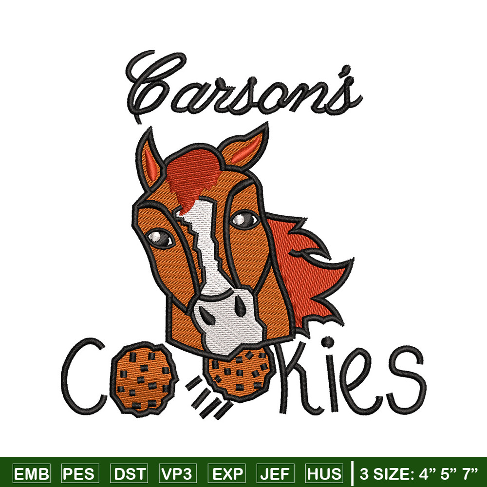 Cookies horse embroidery design, Cookies embroidery, Embroidery file, Embroidery shirt, Emb design, Digital download.jpg