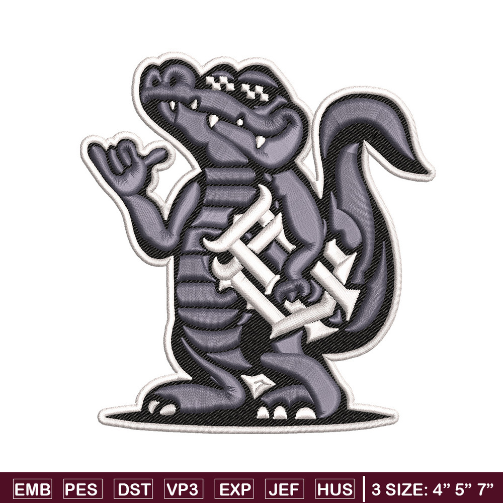 Crocodile rock embroidery design, Crocodile embroidery, Emb design, Embroidery shirt, Embroidery file, Digital download.jpg