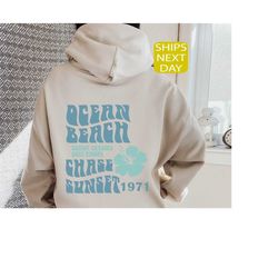ocean beach hoodie, siesta beach shirt, positive coconut girl, trendy aesthetic hoodie, ca surf hoody, word back hoodie