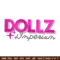 Dollz logo embroidery design, Logo embroidery, Embroidery file, Embroidery shirt, Emb design, Digital download.jpg