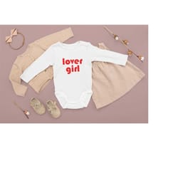 lover girl valentine's day kids shirt or bodysuit, toddler valentine's day shirt, kids valentine's tee, baby girl outfit