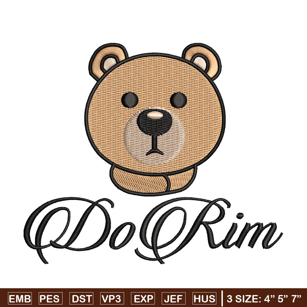 Dorim logo embroidery design, Logo embroidery, Embroidery file, Embroidery shirt, Emb design, Digital download.jpg