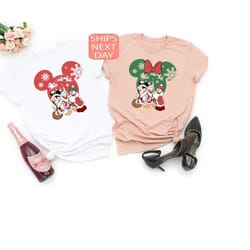 disney mickey and minnie christmas shirt, mickey and friends christmas shirt, minnie and friends christmas shirt, disney
