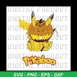 pikaboo svg, halloween svg, pikachu svg, pumkin svg, halloween pumkin svg, pikachu pumkin svg, pikachu clipart svg, deat