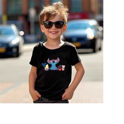 disney stitch snacks shirt, cute stitch shirt, disney kids stitch tee, disneyland shirt, family vacation shirt, disney g