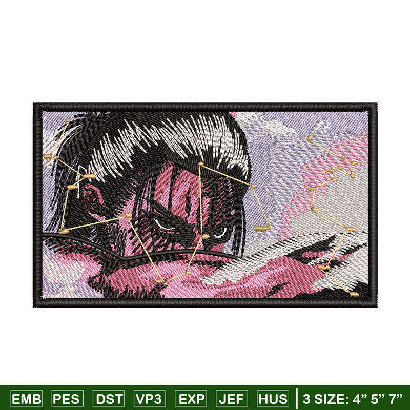 Eren rectangle embroidery design, Aot embroidery, Anime design, Embroidery shirt, Embroidery file, Digital download.zip.jpg