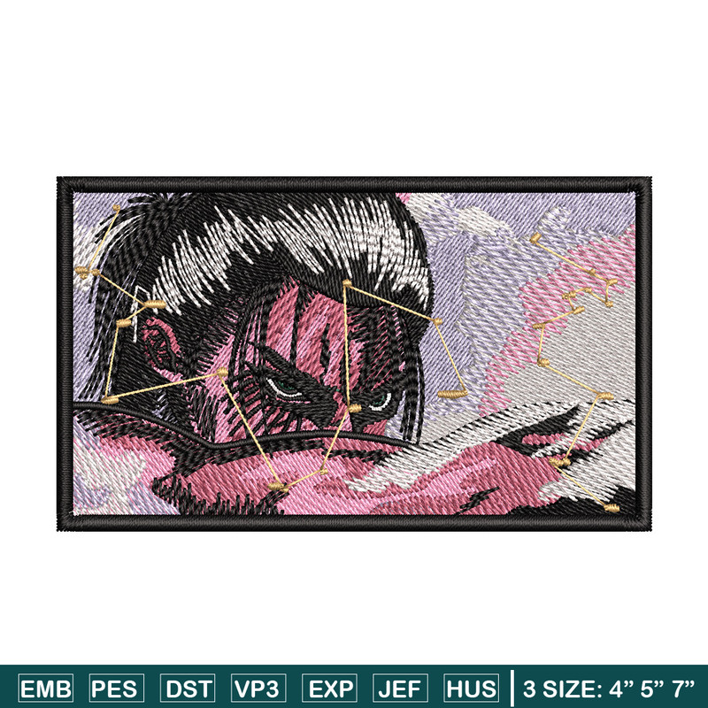 Eren rectangle embroidery design, Aot embroidery, Anime design, Embroidery shirt, Embroidery file, Digital download.zip.jpg