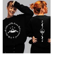 acotar feyre's tattoo sweat, acotar city of starlight sweat, to the stars who listen and the dreams that are answered sw