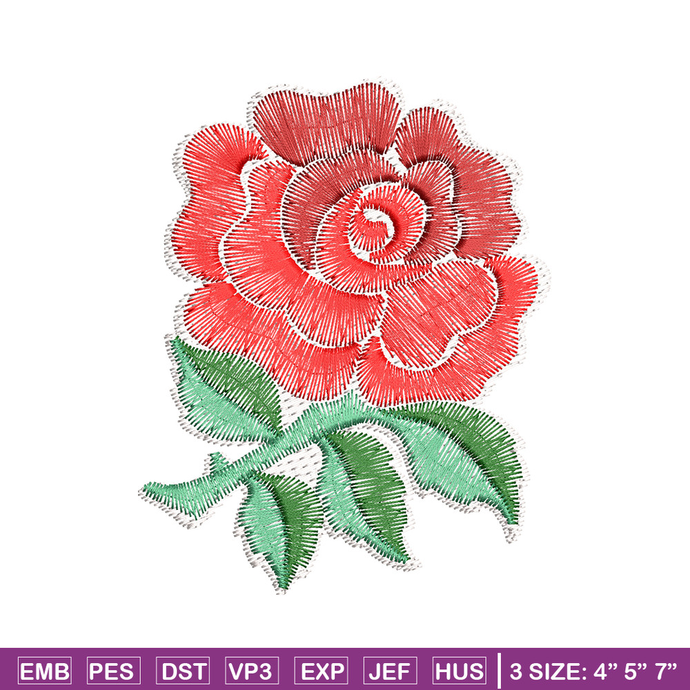 Flower Rose embroidery design, Flower Rose logo embroidery, logo design, Embroidery shirt, logo shirt, Instant download.jpg