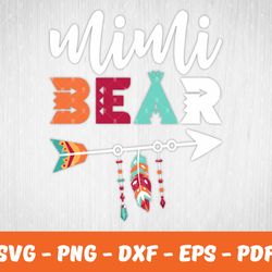 mimi bear svg , mother day svg, digital download 11