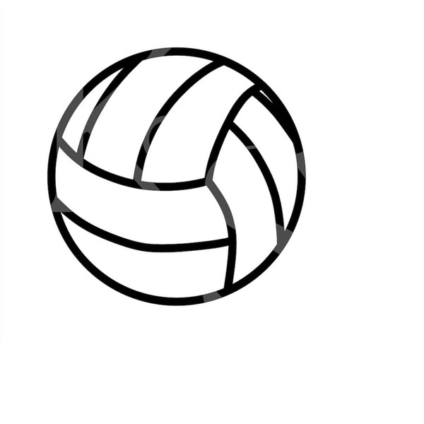 Volleyball SVG, Sports Clipart, Volleyball Cut File, Dxf, Pn - Inspire ...