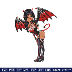 evil girl embroidery design, evil girl embroidery, embroidery file,embroidery shirt, emb design, digital download