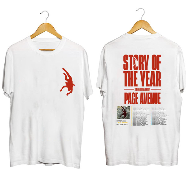 Story Of The Year Page Avenue 2023 Shirt, Story Of The Year Page Avenue 20th Anniversary Tour Shirt, Story Of The Year Band Fan Shirt - 2.jpg