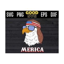 eagle usa american merica mullet independence day 4th of july patriotic svg png dxf eps cricut
