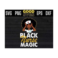 black nurse magic african american nurses black history month svg png eps dxf