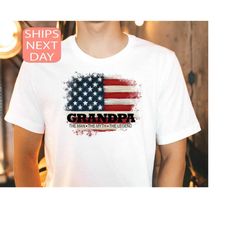 patriotic grandpa shirt, 4th of july gift, fathers day gift, fathers day shirt, legend grandpa tee gift for grandpa, gif
