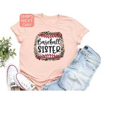 baseball sis shirt, softball sister shirt, baseball sister t-shirt, baseball fan sister shirt, baseball little sister, b