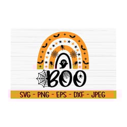 halloween rainbow svg, halloween svg, boo ghost svg, kids svg, dxf, png, eps, jpeg, cut file, cricut, silhouette, print,