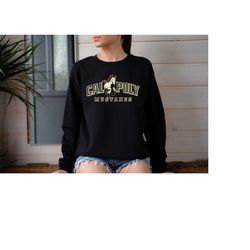 Cal Poly Mustangs Sweater, Mustangs Mascot Sweatshirt, College Alumni Gift, Cal Poly Gift, Cal Poly Sweater, Mustangs Ma