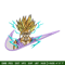 Gohan nike embroidery design, Dragonball embroidery, Nike design, Embroidery shirt, Embroidery file, Digital download.jpg