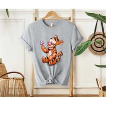 disney tigger shirt, tigger sketch shirt, tigger portrait shirt, cute winnie the pooh shirt, disney matching shirt, disn