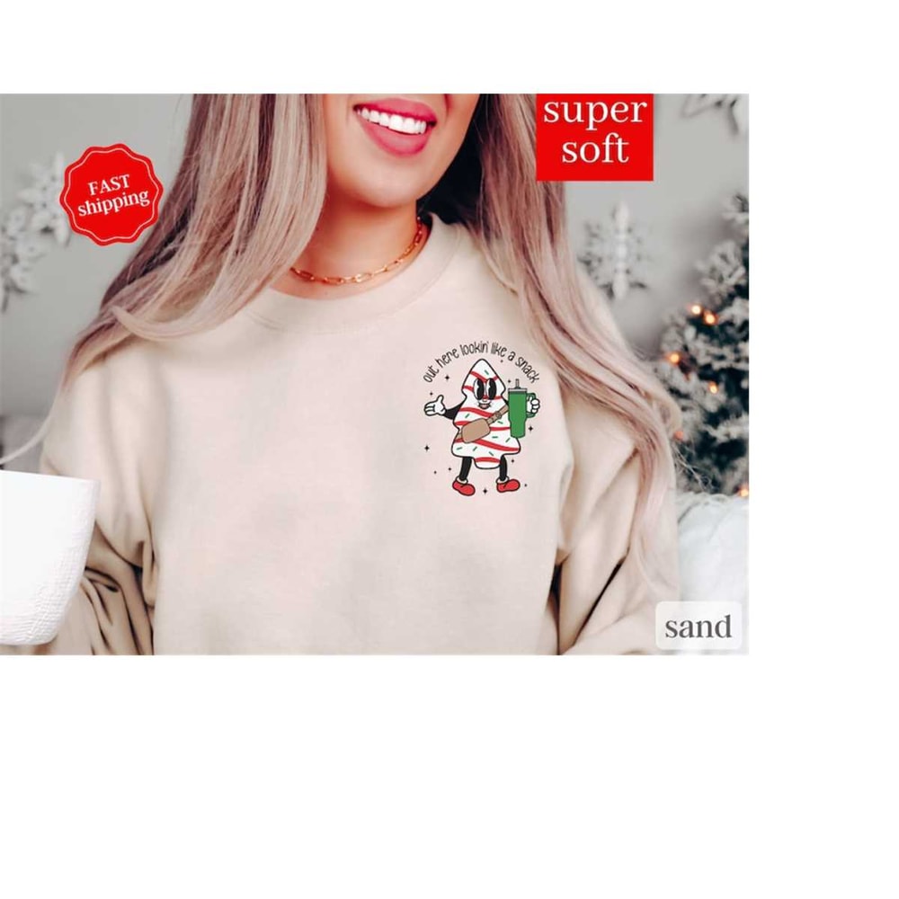 MR-13102023112412-looking-like-a-snack-christmas-shirt-boujee-christmas-tree-image-1.jpg