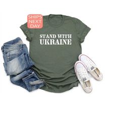 stand with ukraine, support ukraine, free ukraine shirt, anti putin shirt, anti russia tee, anti war shirt, human rights