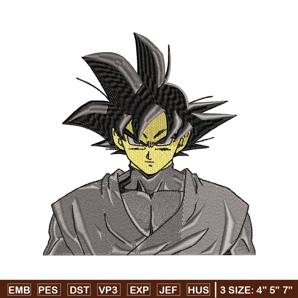 Goku black embroidery design, Dragonball embroidery, Anime design, Embroidery shirt, Embroidery file, Digital download.jpg