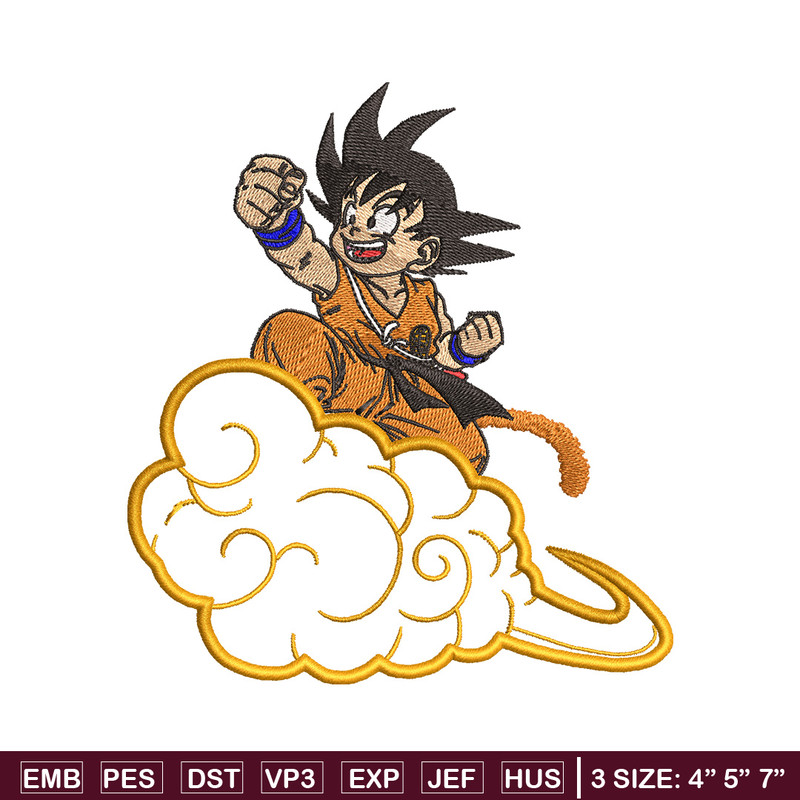 Goku child embroidery design, Dragonball embroidery, Anime design, Embroidery shirt, Embroidery file, Digital download.jpg