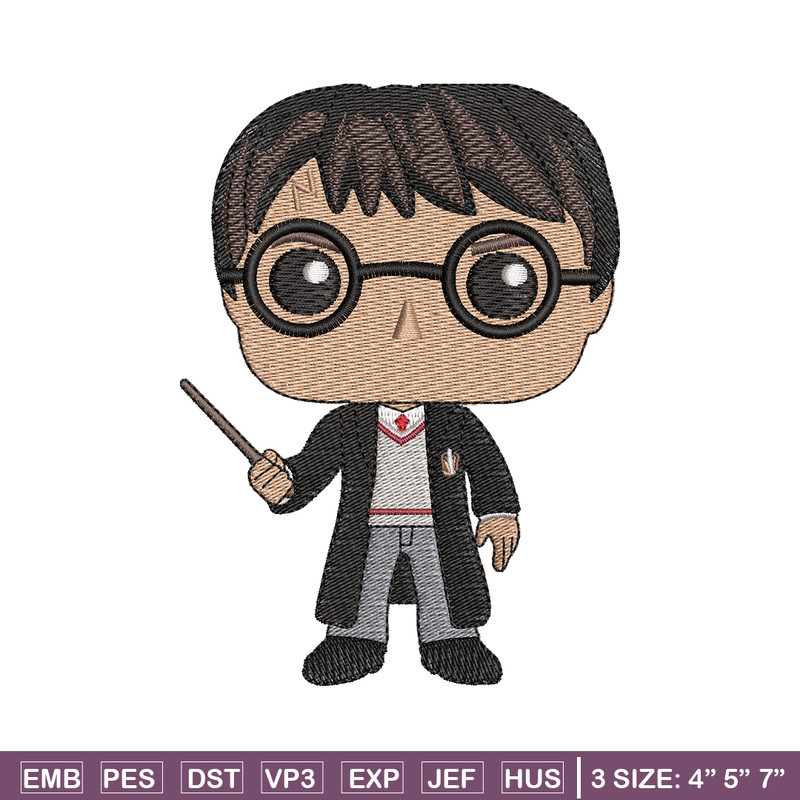 Harry Potter embroidery design, Harry Potter embroidery, movie design, movie shirt, Embroidery file, Digital download..jpg