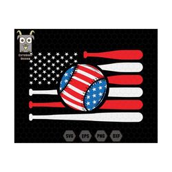 usa flag baseball svg, american flag baseball svg, indepence day svg, 4th of july svg, patriotic svg, american flag svg,