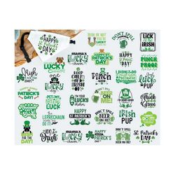 st patrick's day dog bandanas svg bundle, patrick day svg, dog bandanas svg, st patrick's quotes svg, dog lover svg, dog