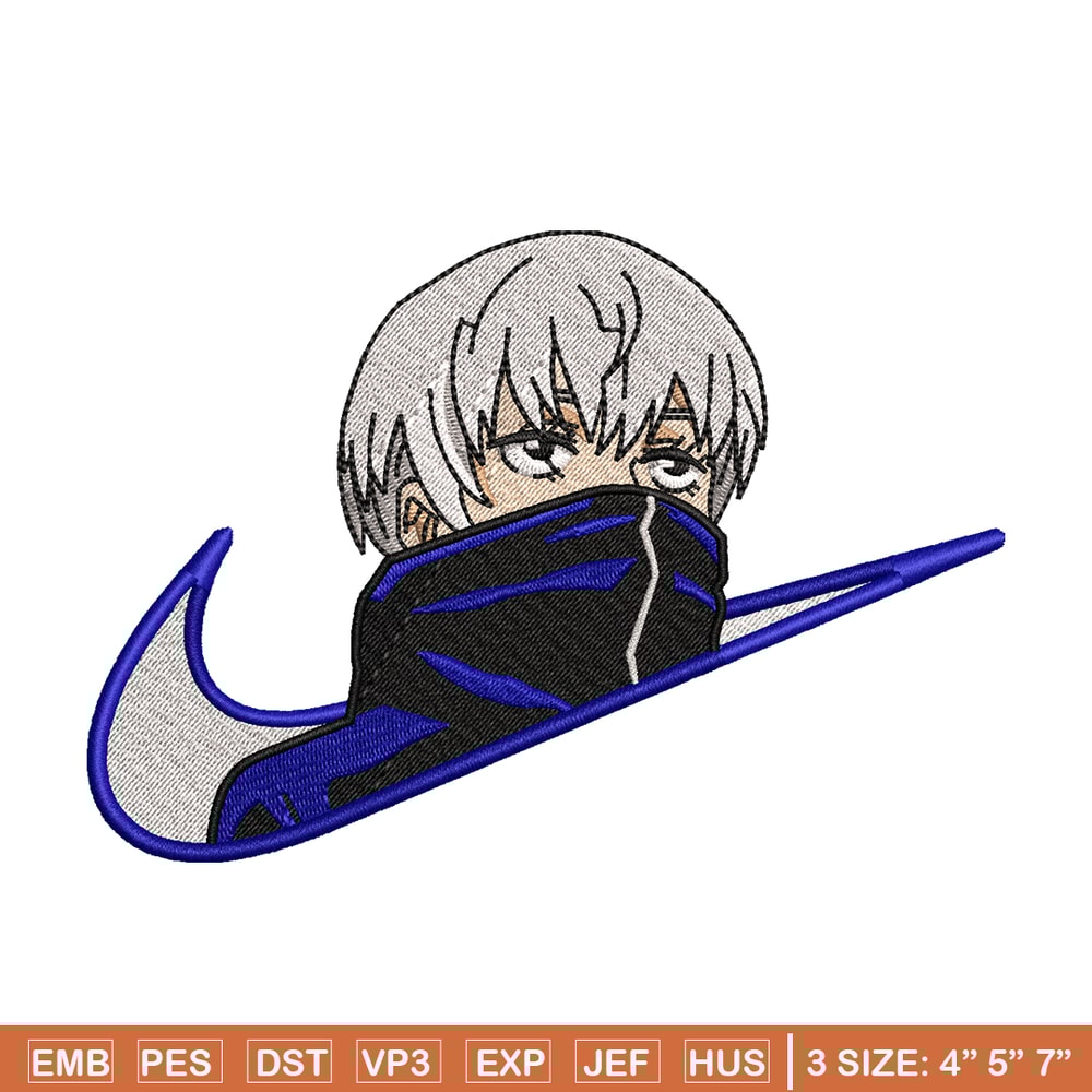 Inumaki Nike embroidery design, Jujutsu kaisen embroidery, nike design, embroidery file, anime shirt, Digital download.jpg